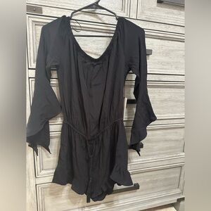 Cotton Candy Pleated Scoop Neck romper